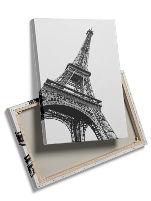 Sort Hvid Eiffel Tårn Fotografi
