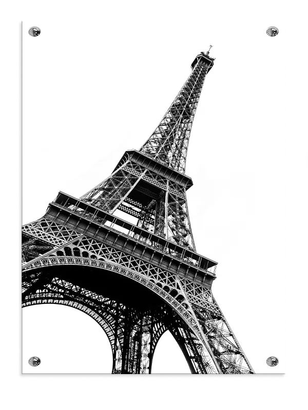 Sort Hvid Eiffel Tårn Fotografi