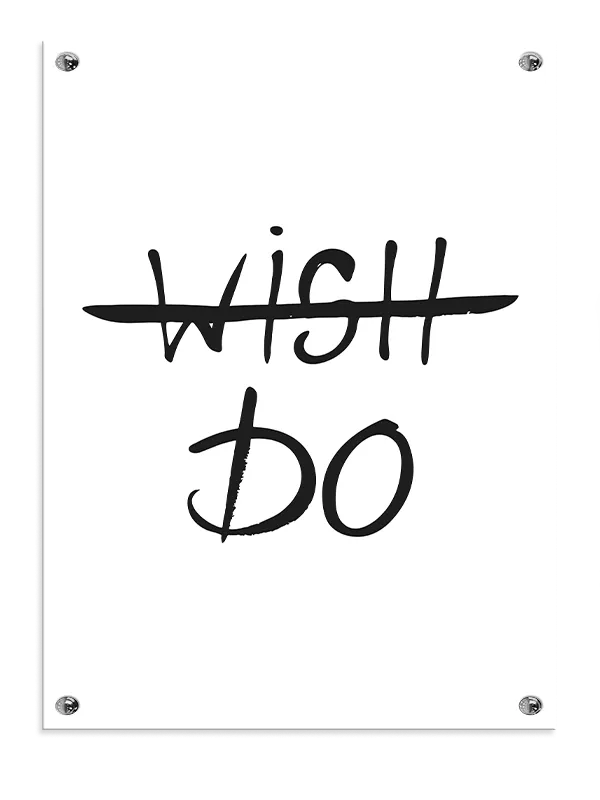 Wish Do Citat Plakat