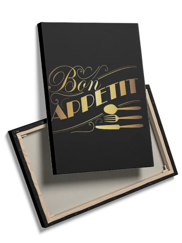 Bon Appetit Typografi Plakat