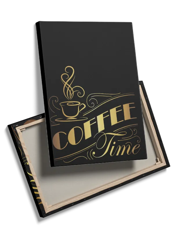 Coffee Time Typografi Plakat