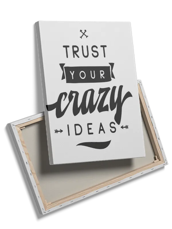 Trust Your Crazy Ideas Plakat