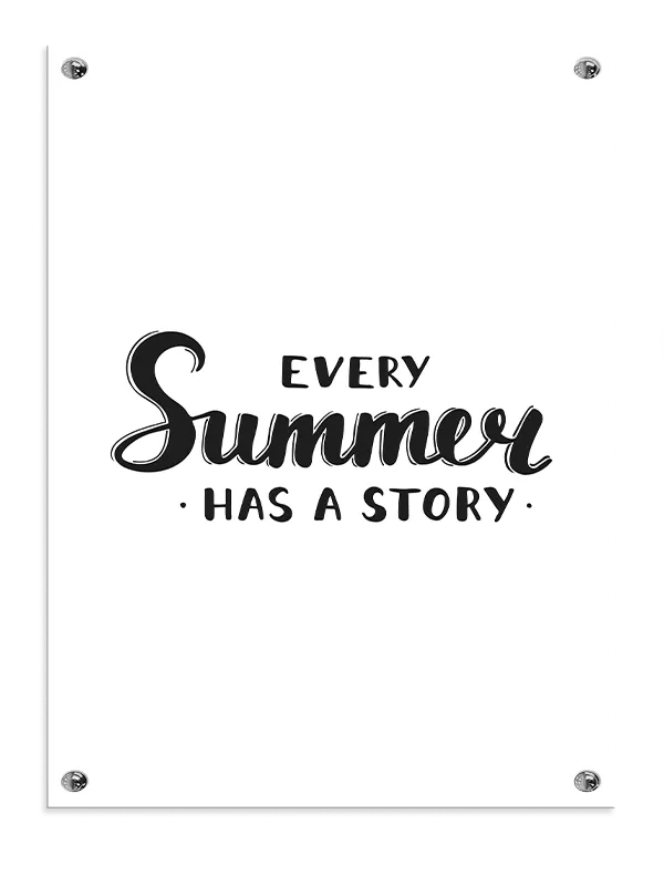 Sommer Har En Historie Plakat