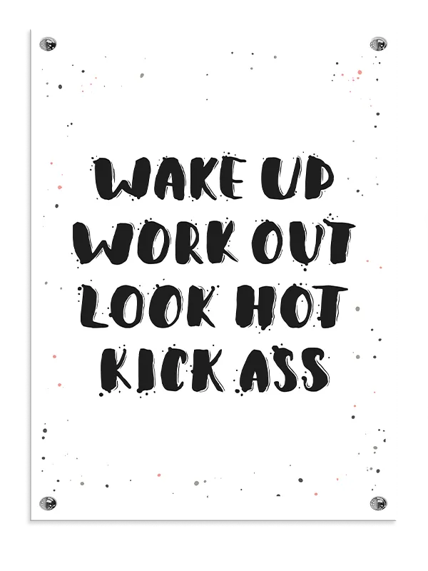 Vågn Op Og Kick Ass Plakat