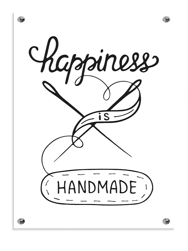 Happiness Is Handmade Plakat
