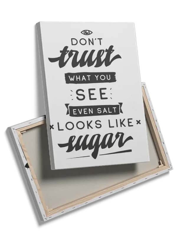 Don’t Trust What You See Plakat