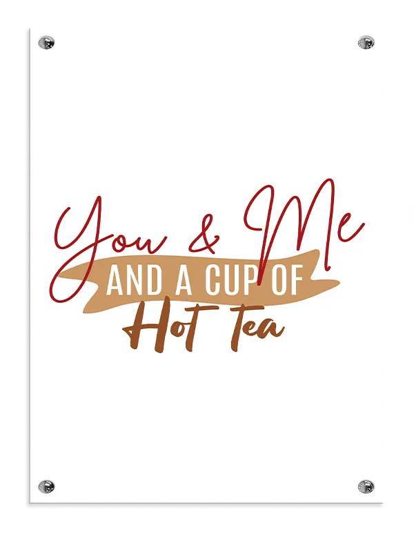 You & Me Og En Kop Plakat