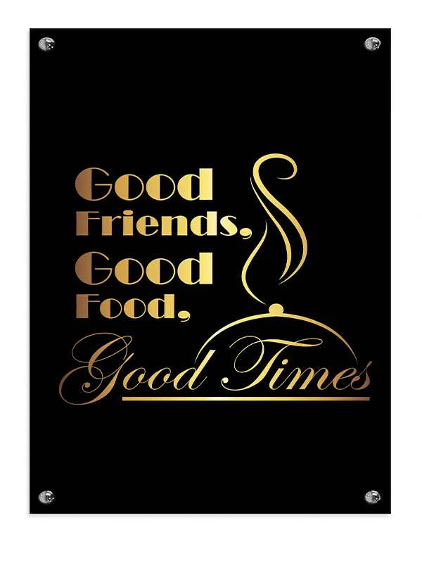 Gode Venner God Mad Gode Tider Plakat