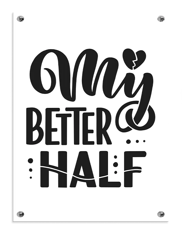 My Better Half Plakat