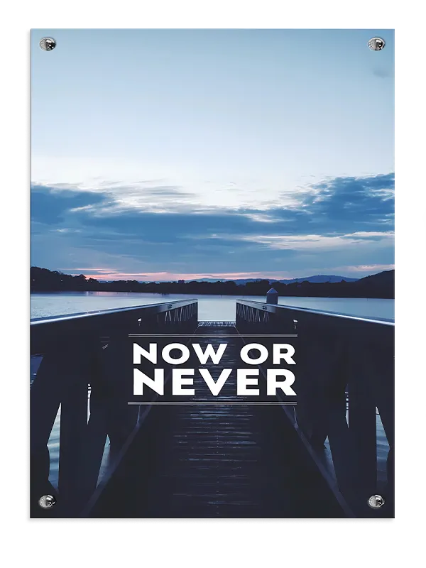 Nu Eller Aldrig Plakat