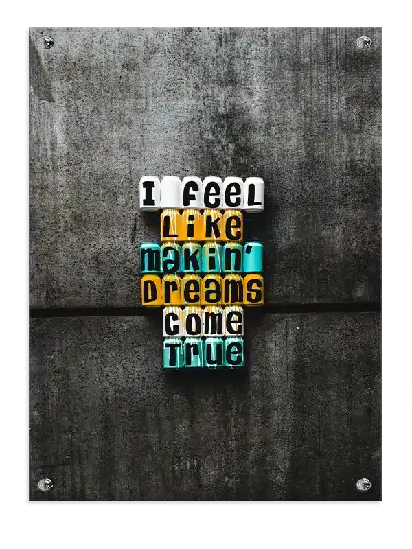 Jeg Føler Jeg Gør Drømme Til Plakat