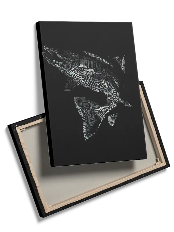 Typografisk Fisk Plakat