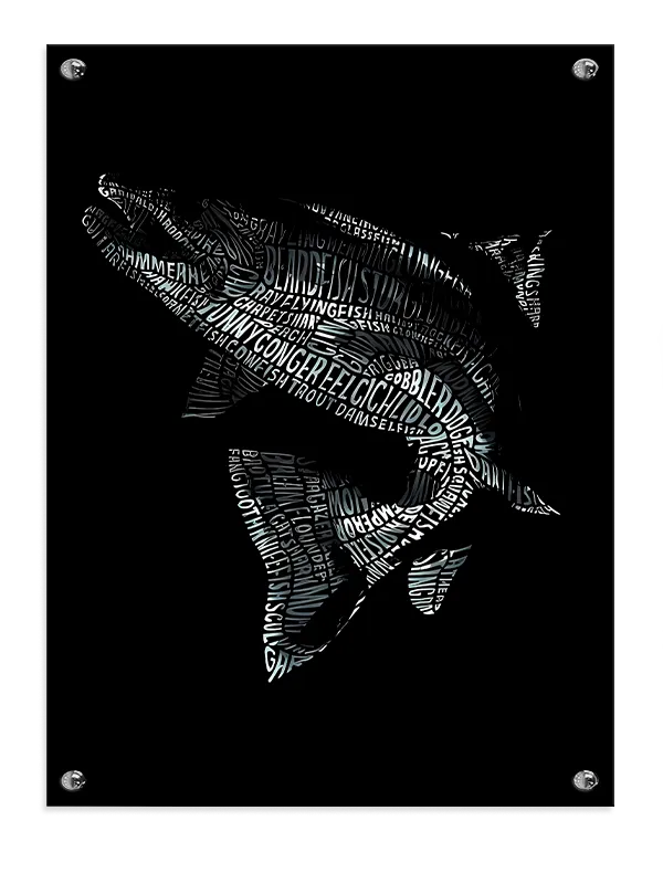 Typografisk Fisk Plakat