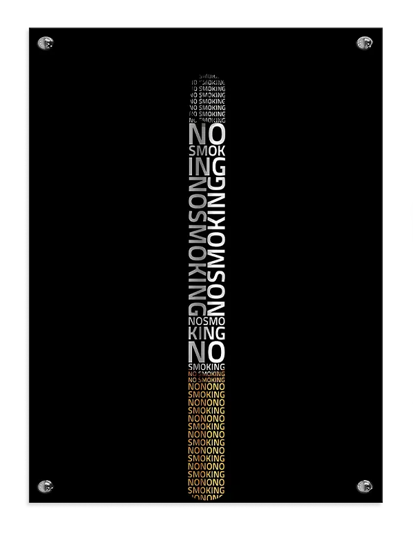 No Smoking Statement Plakat