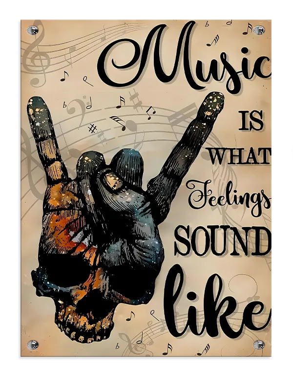 Musik Følelser Plakat