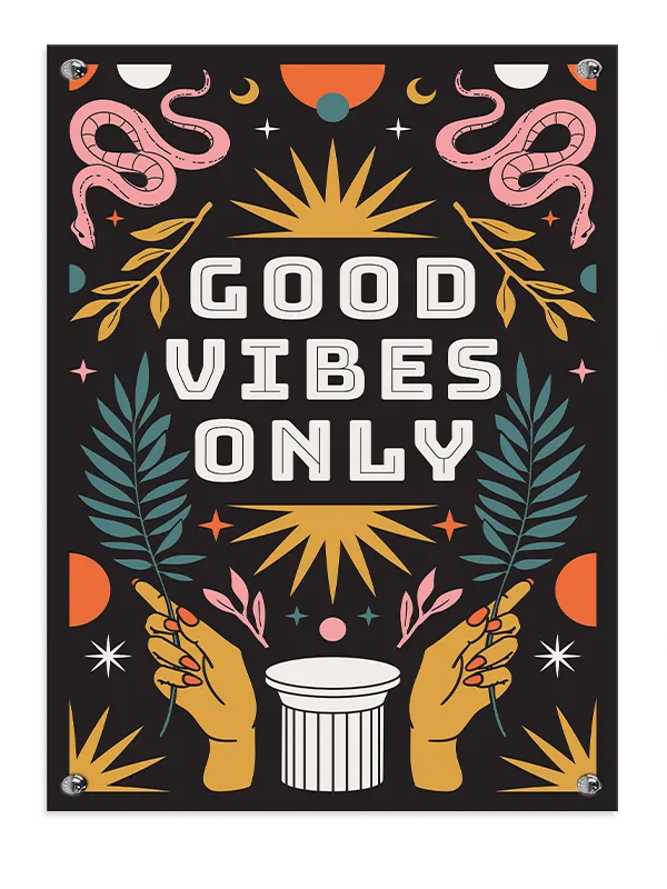 Good Vibes Only Plakat