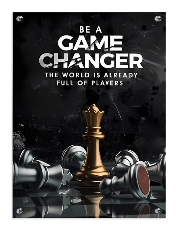 Vær en Game Changer Plakat