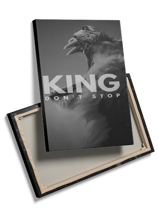 King Stop Ikke Plakat
