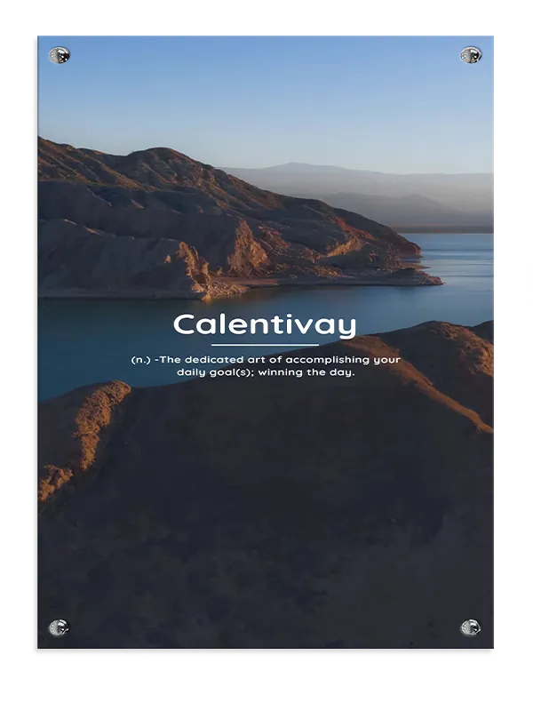 Motiverende Calentivay Plakat