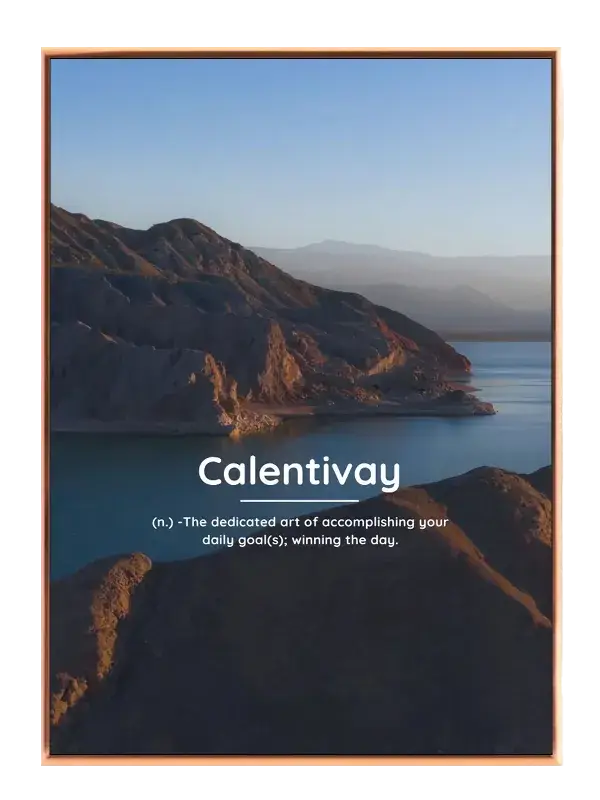 Motiverende Calentivay Plakat