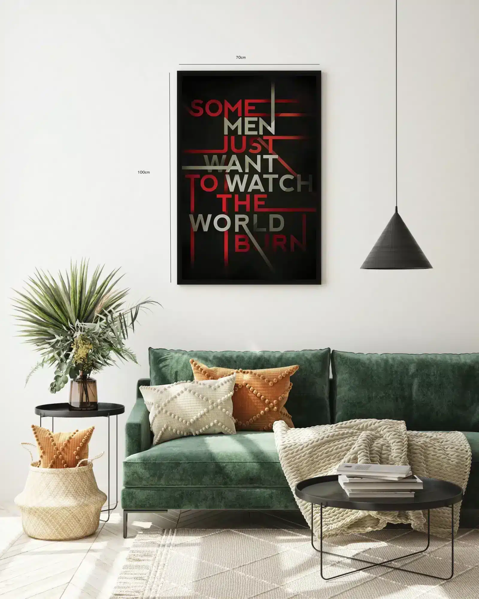 Nogle Mænd Vil Se Verden Brænde Plakat