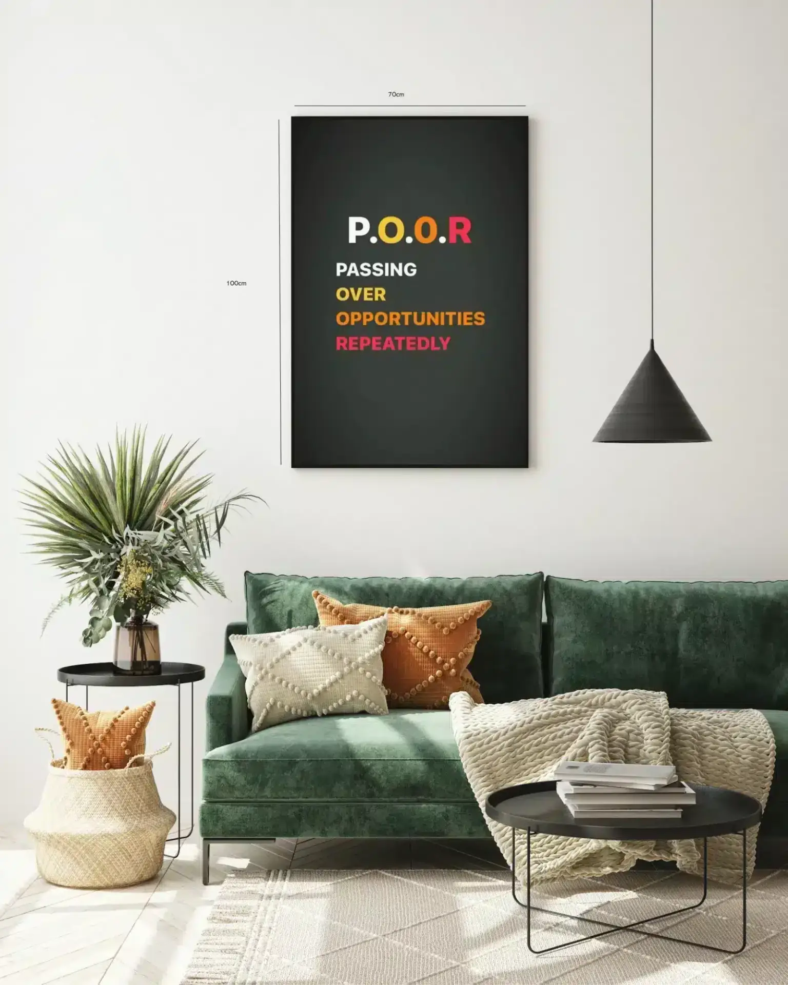 Motiverende P.O.O.R Plakat