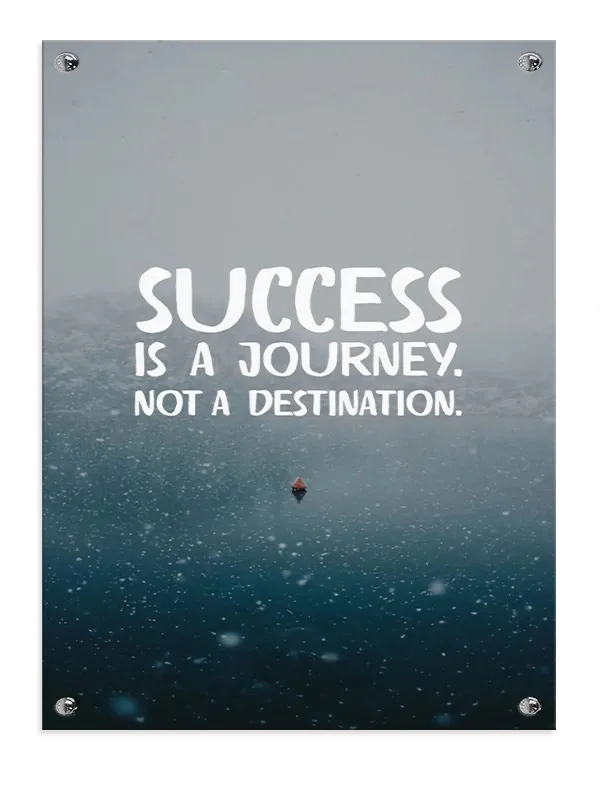 Succes Er En Rejse Plakat