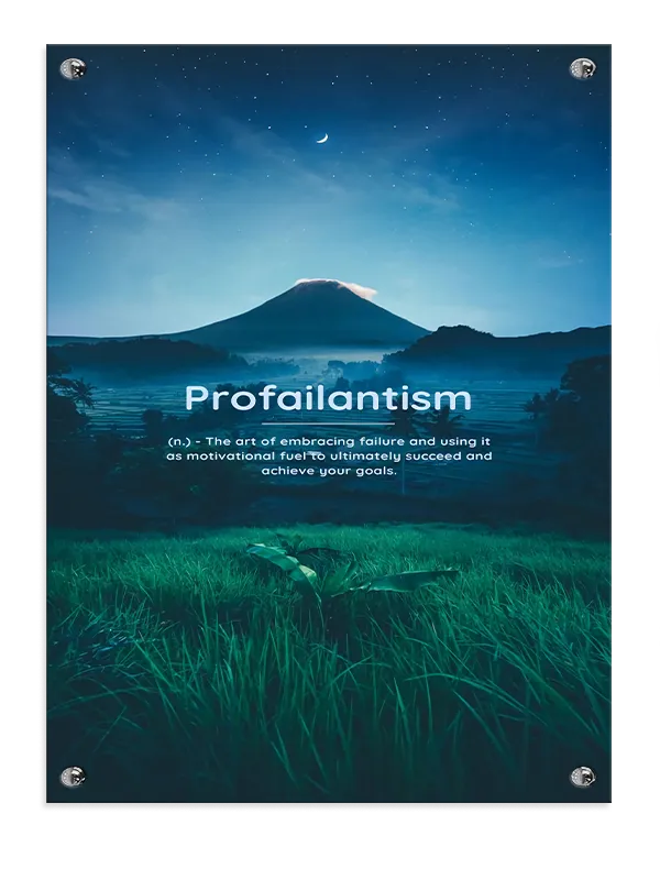 Motiverende Profailantism Plakat