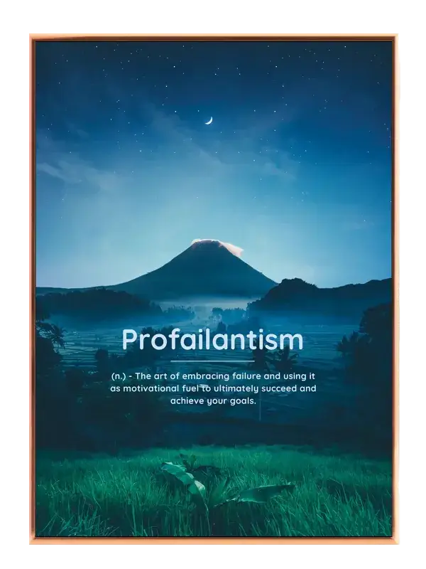 Motiverende Profailantism Plakat
