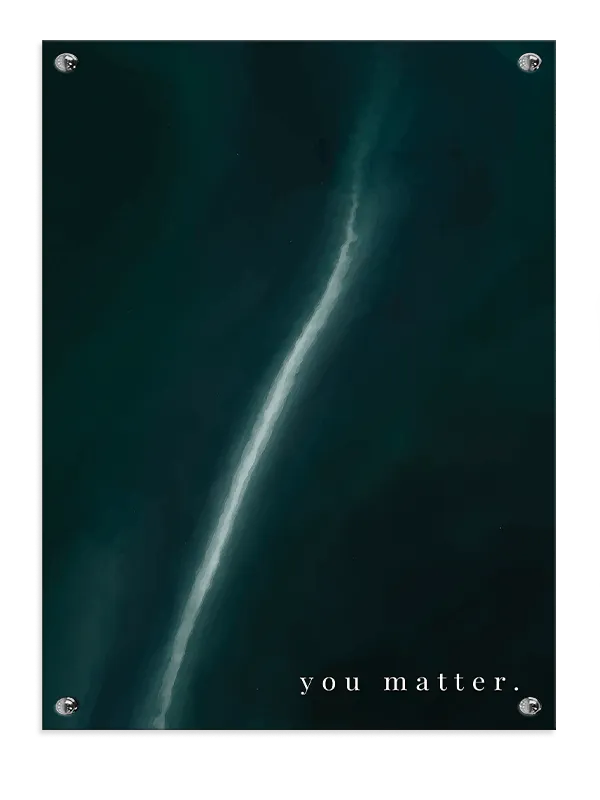 Du Betyder Noget Plakat