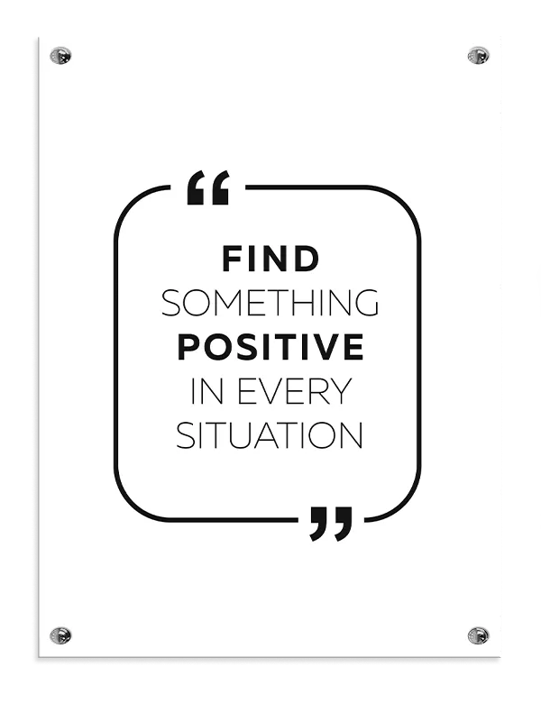 Find Det Positive Plakat
