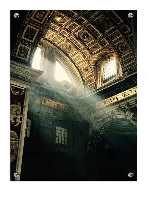 Dramatic Light In Ornate Interior
