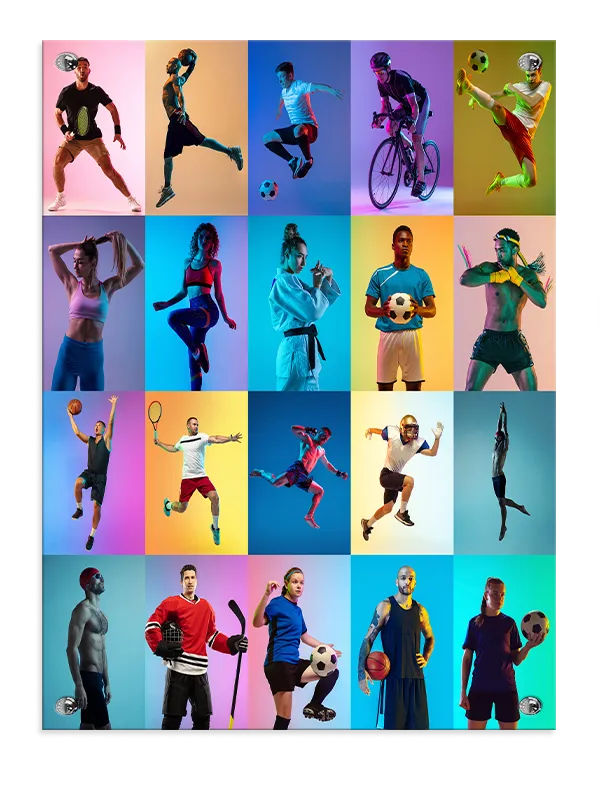 Sportens Farverige Univers i Bevægelse