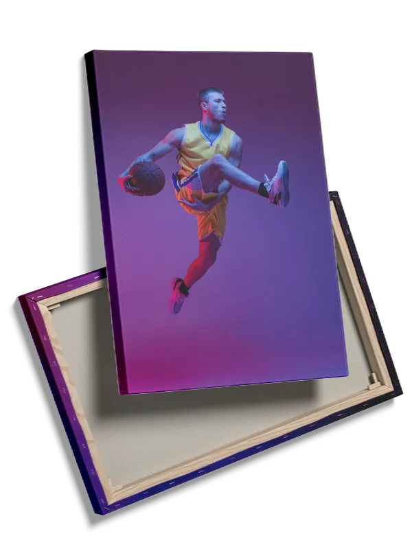 Flyvende Basketballhelt i Fart