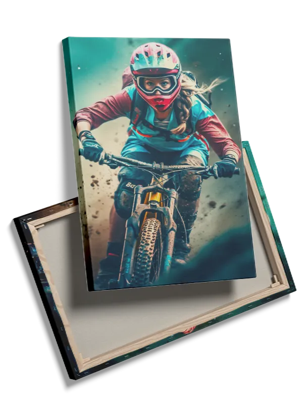 Eventyrlig Mountainbike i Fuld Fart