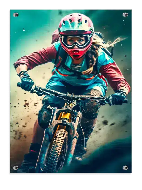 Eventyrlig Mountainbike i Fuld Fart