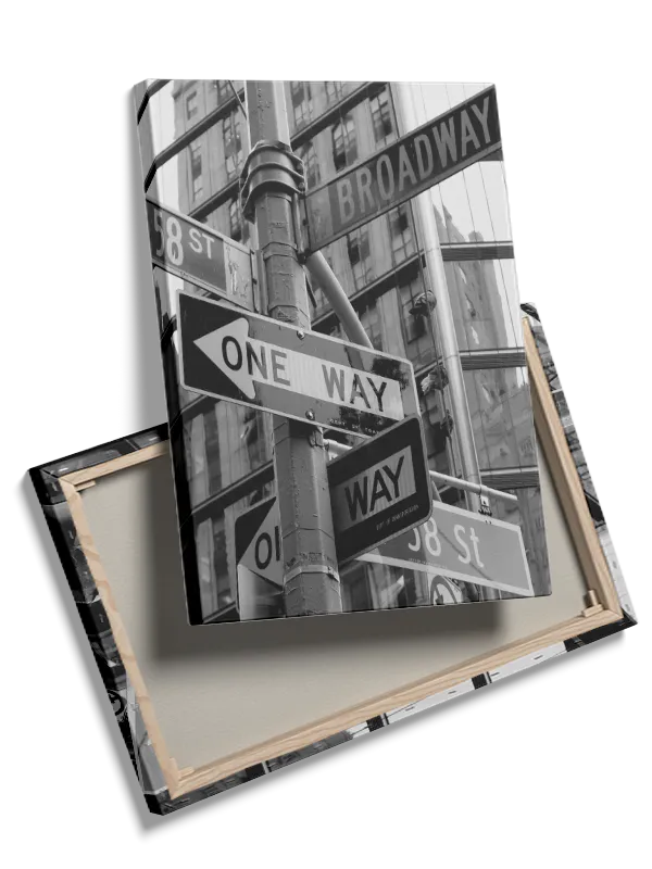 Broadway og 58th Street Skilte