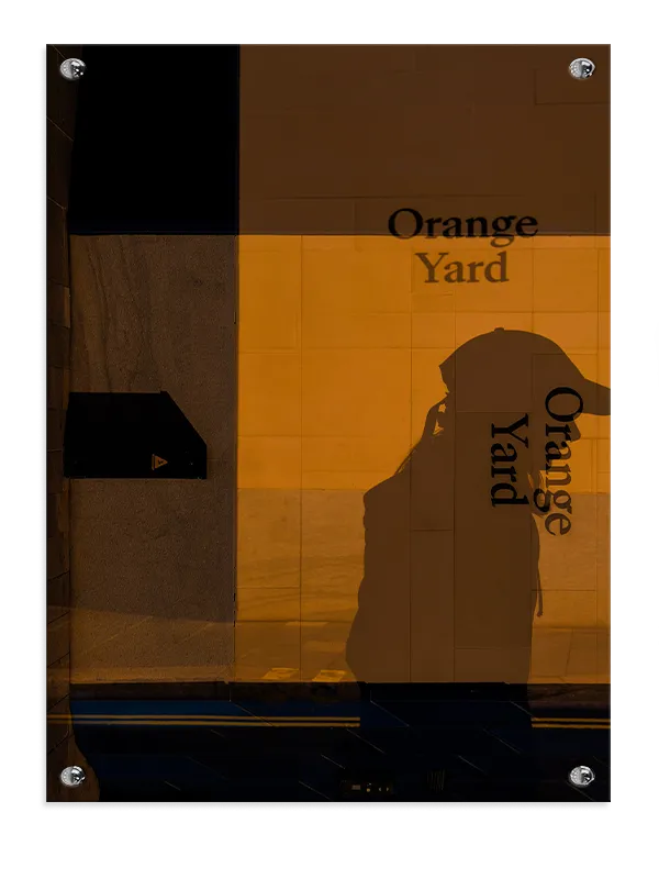 Orange Yard Skygge Refleksion