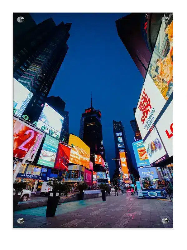 Times Square Neon ved Skumring