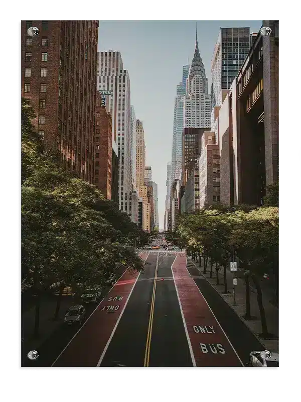 Chrysler Building Over Avenue
