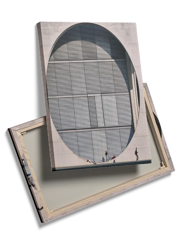 Cirkelformet Facade med Lameller