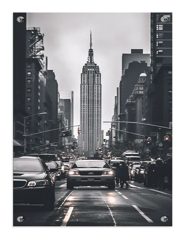 Empire State Building i Regn
