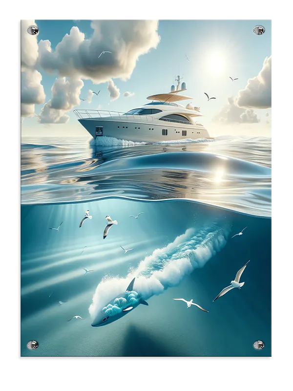 Yacht Over Delfin i Dyb