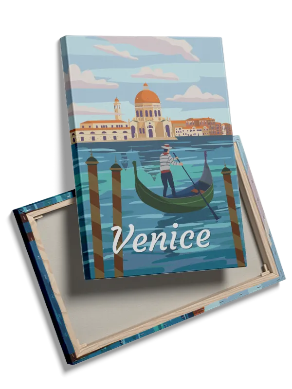 Venice Gondola Water Scene