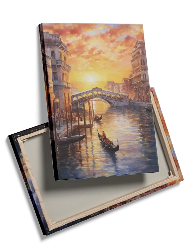 Sunset Over Venice Canal