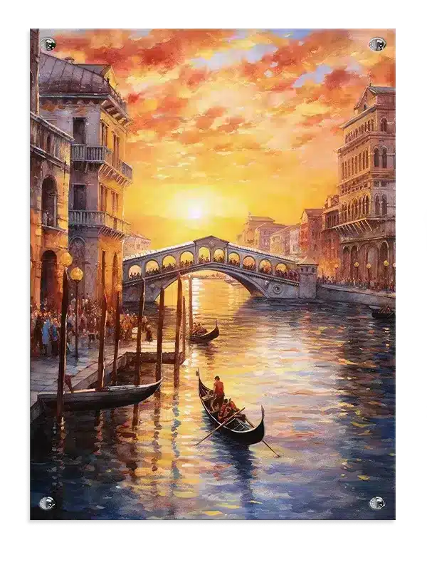 Sunset Over Venice Canal