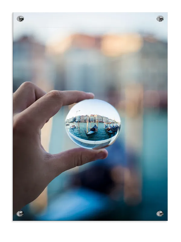 Compact Lens Cityscape Reflection