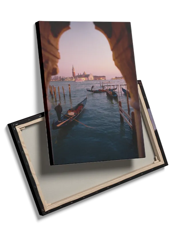 Venice Gondolas At Sunset