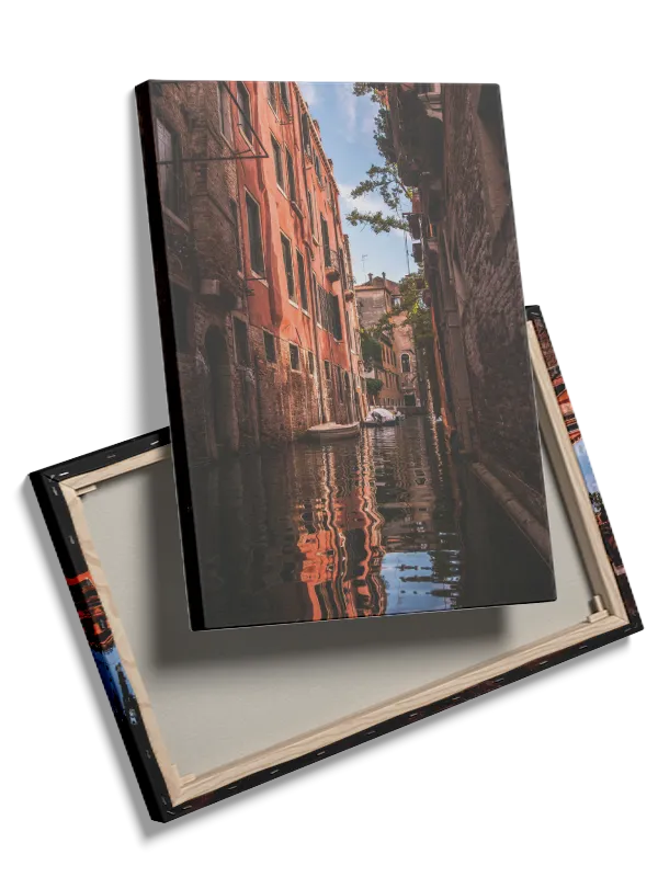 Venetian Canal With Boats