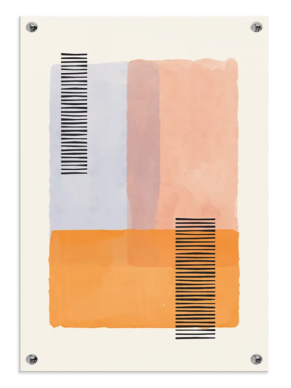 Layered Horizon Blocks Plakat